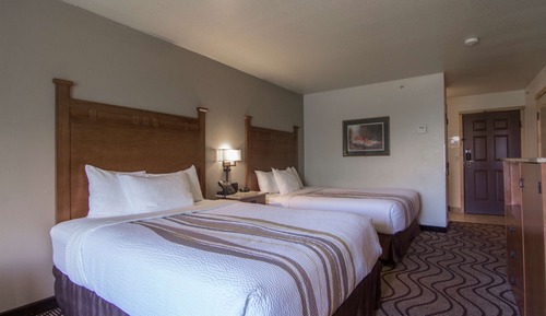 Standard Room, 2 Queen Beds, Non Smoking, Refrigerator & Microwave