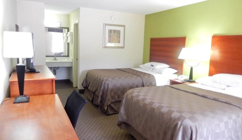 Deluxe Room, 2 Double Beds, Smoking, Refrigerator & Microwave