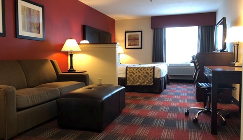 Suite, 1 King Bed, Non Smoking, Refrigerator & Microwave (with Single Sofabed)