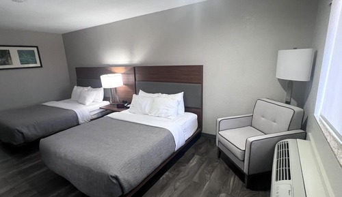 Standard Room, 2 Queen Beds, Non Smoking, Refrigerator & Microwave