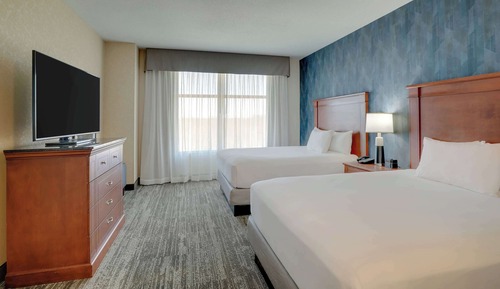 Suite, 2 Queen Beds, Hearing Accessible (Sofa Sleeper, 2 Rooms)