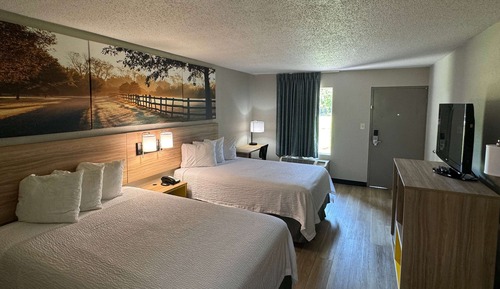 Room, 2 Double Beds, Accessible, Non Smoking (Mobility,Hearing,Roll-In Shower)