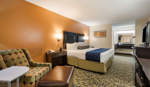 Standard Room, 1 King Bed, Non Smoking, Refrigerator & Microwave