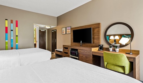 Two double beds nonsmoking