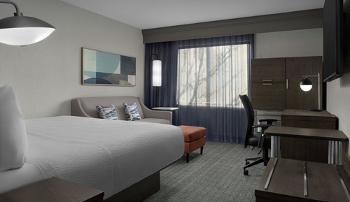 Room, 1 King Bed with Sofa bed (Mobility/Hearing Access, Roll-In Shwr)