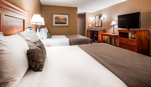 Standard Room, 2 Queen Beds, Non Smoking, Refrigerator & Microwave (Pet Friendly)