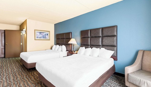 Standard Room, 2 Queen Beds, Non Smoking, Refrigerator & Microwave