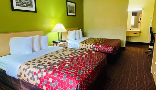 Room, 2 Double Beds, Accessible, Non Smoking (Roll-In Shower)