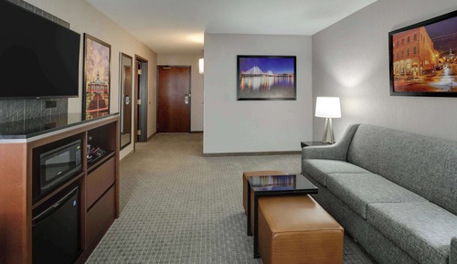 Suite, 1 King Bed with Sofa bed, Accessible (Sofa Sleeper, Tub, 2 Rooms)