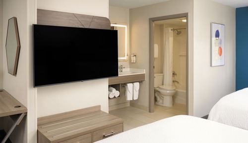 Suite, 2 Double Beds (Living Area)