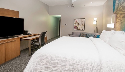 Room, 1 King Bed, Hearing Accessible (Roll-in Shower)