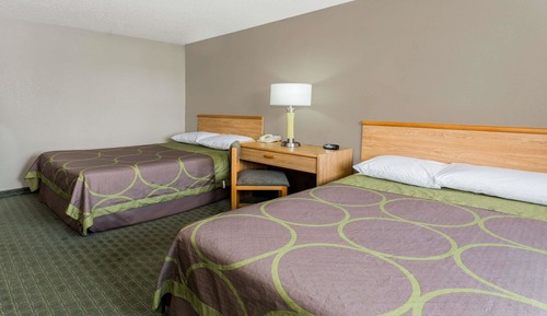 Double Room, 2 Double Beds, Non Smoking