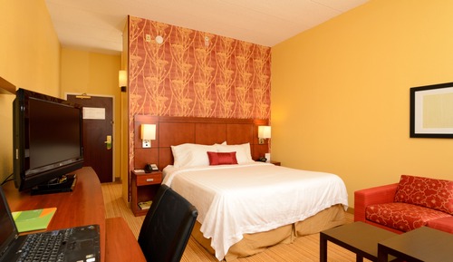 Room, 1 King Bed with Sofa bed (Hearing Accessible)