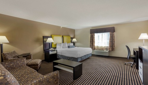 Standard Room, 1 King Bed, Non Smoking, Refrigerator & Microwave (with Sofabed)