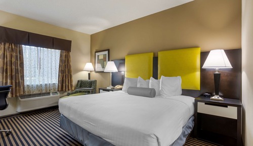 Standard Room, 1 King Bed, Accessible, Refrigerator & Microwave