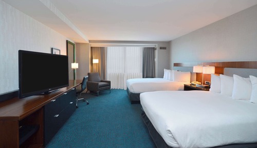 Room, 2 Double Beds, Tower (Hearing Accessible)