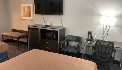 Standard Room, 2 Queen Beds, Non Smoking, Refrigerator & Microwave