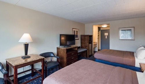 Standard Room, 2 Queen Beds, Non Smoking, Refrigerator & Microwave