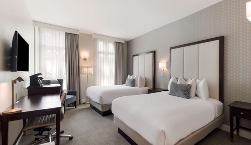 Standard Room, 2 Queen Beds, Non Smoking (Walk-in Shower)