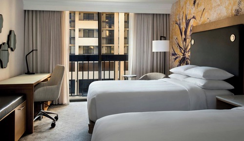 Room, 2 Double Beds, Balcony