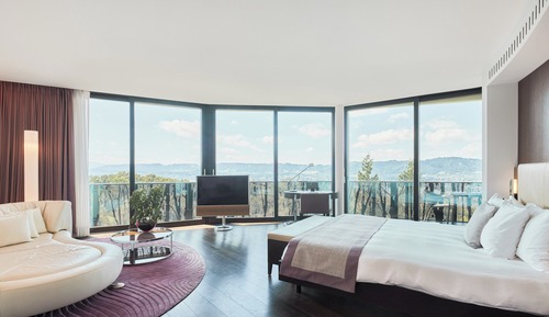 Junior Suite Grand, Panoramic View, Balcony, Whirlpool, Spa Access (12 years+)