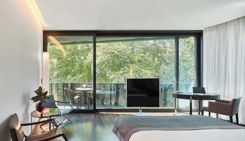 Superior Double Room, Forrest/ Courtyard Side, partially balcony, Spa Access (12 years+)