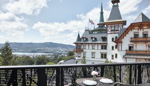 Double Room Deluxe, Zurichsee/ Alps View, Balcony, Spa Access (12 years+)