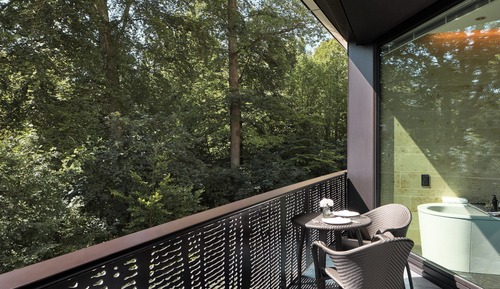 Superior Junior Suite, Forrest/ Courtyard View, Partially Balcony, Whirlpool, Spa Access