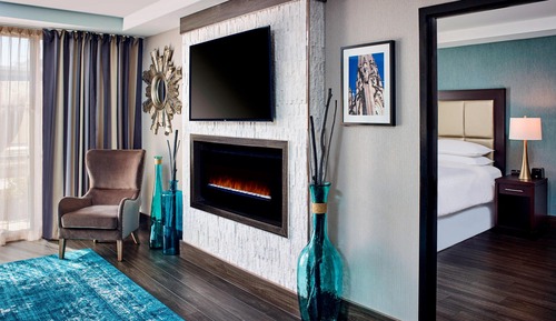 Junior Suite, 1 King Bed, City View (Fireplace)