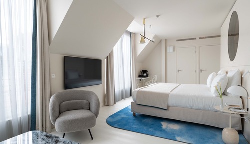 Privilege Room, Terrace, complimentary soft minibar, courtesy tray, Chromecast, digital press