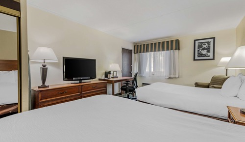 Standard Room, 2 Double Beds, Accessible, Non Smoking (Walk-in Shower)