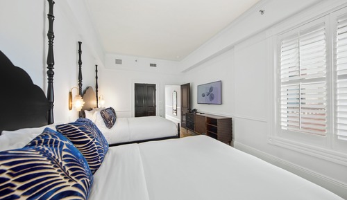 Superior Suite, Multiple Beds, Courtyard View (1 Bedroom Suite W/ 2 Queens and Sofa)