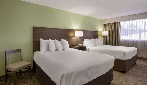 Standard Room, 2 Queen Beds, Non Smoking, Refrigerator & Microwave