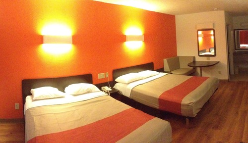 Standard Room, 2 Queen Beds, Non Smoking, Refrigerator & Microwave