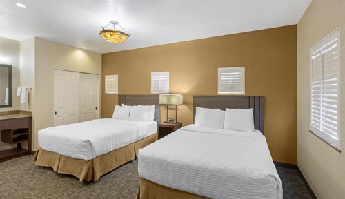 Suite, Multiple Beds, Balcony, Pool View