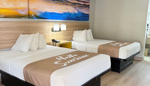 Double Room, 2 Double Beds (non smoking)