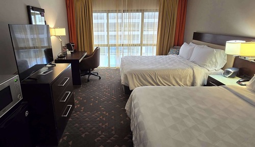 Room, 2 Queen Beds, Hearing Accessible, Non Smoking (Mobility, Roll-in Shower)
