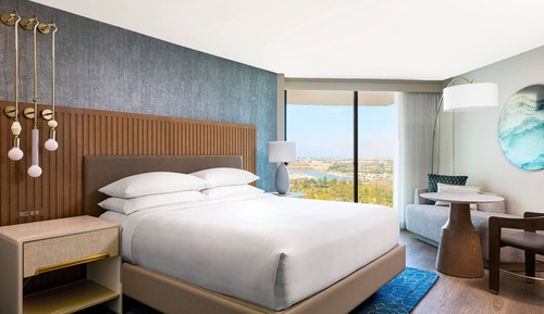 Room, 1 King Bed, Partial Ocean View