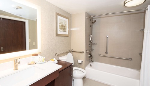 Suite, 1 King Bed, Accessible, Bathtub