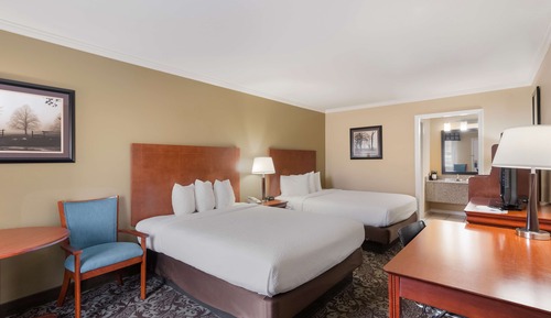 Standard Room, 2 Queen Beds, Non Smoking, Refrigerator & Microwave