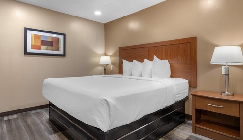 Suite, 1 King Bed, Non Smoking, Refrigerator & Microwave (Dining Table)