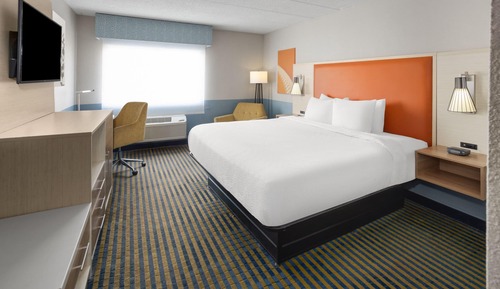 Room, 1 King Bed, Mobility Accessible, Non Smoking (Bathtub W/grab Bars, Pet-friendly)