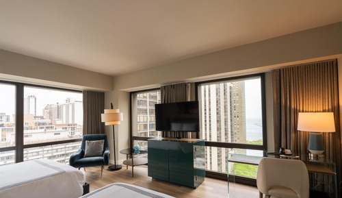 Room, 2 Double Beds, Accessible (Shower)