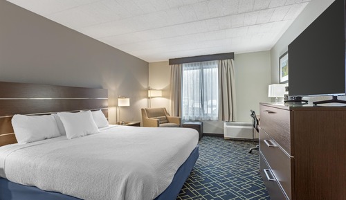 Standard Room, 1 King Bed, Accessible, Refrigerator & Microwave
