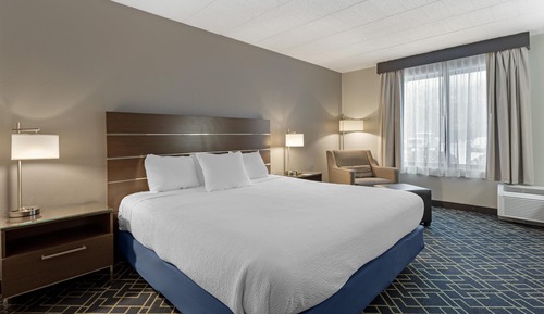 Standard Room, 1 King Bed, Non Smoking, Refrigerator & Microwave