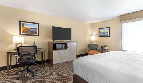 Standard Room, 1 King Bed, Non Smoking, Refrigerator & Microwave