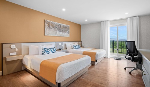 Room, 2 Queen Beds, Non Smoking, Balcony (Garden Side)