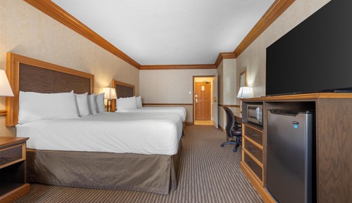 Standard Room, 2 Queen Beds, Non Smoking, Fireplace