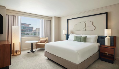Suite, 1 King Bed with Sofa bed (Mobility Accessible, Roll-in Shower)