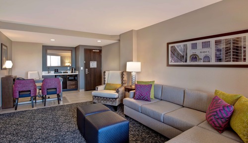 Suite, 1 King Bed, Accessible
